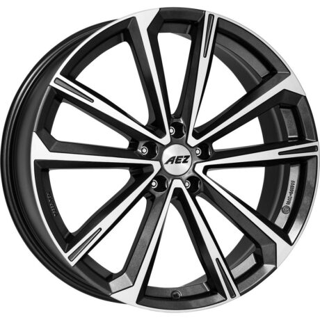 AEZ Aruba dark Gunmetal/polished 8,5×20 5×112 ET30 CB66,6 R13 800 kg AAR0L8FP30E