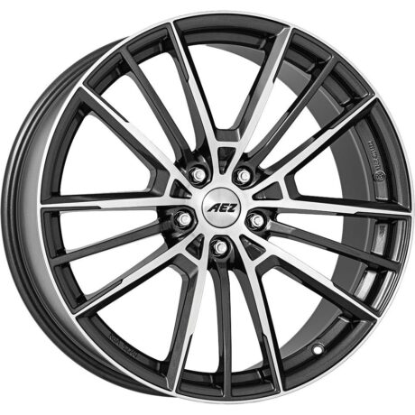 AEZ Kaiman dark Gunmetal/polished 8×18 5×112 ET46 CB57,1 R13 760 kg AKAG8FP46E