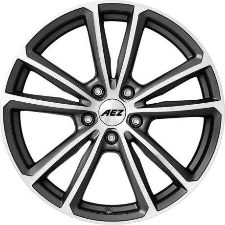 AEZ Tioga Graphite matt/polished 7×17 5×112 ET40 CB57,1 R13 740 kg ATOY8GP40E