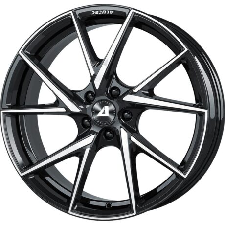 Alutec ADX.01 diamond-black frontpolished 8,5×20 5×112 ET38 CB70,1 60° 790 kg ADX1-852038B73-1