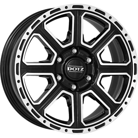 Dotz Kalahari dark Black/polished 7×16 6×139.7 ET30 CB67,1 Flat 1150 kg OKAPDBP30