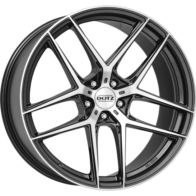 Dotz LagunaSeca dark Gunmetal/polished 10x20 5x112 ET35 CB70,1 60° 740 kg OLA0P8FP35