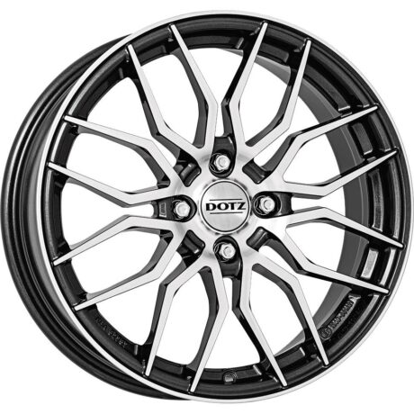 Dotz LimeRock dark Gunmetal/polished 7×17 4×108 ET25 CB65,1 60° 540 kg OLRY3FP25E