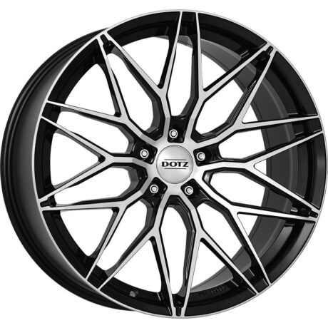 Dotz Suzuka dark Black/polished 8×18 5×112 ET35 CB70,1 60° 670 kg OSUG8BP35