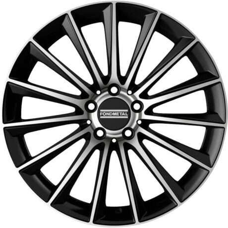 Fondmetal Aidon Glossy Black Machined 8×19 5×112 ET38 CB66,6 R14 875 kg RF08964