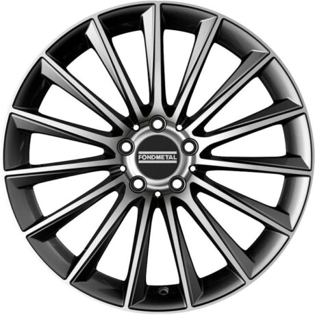 Fondmetal Aidon Glossy Titanium Machined 8×18 5×112 ET48 CB66,6 R14 860 kg RF08961