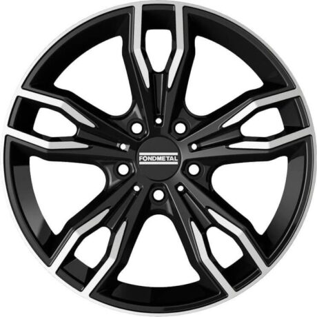 Fondmetal Alke Glossy Black Machined 8×18 5×120 ET34 CB72,6 60° 720 kg RF08845