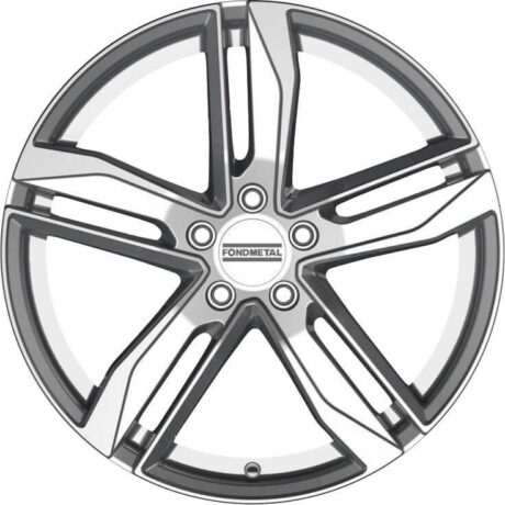 Fondmetal Hexis Glossy Silver 8×18 5×112 ET40 CB57,1 R13 730 kg RF08768