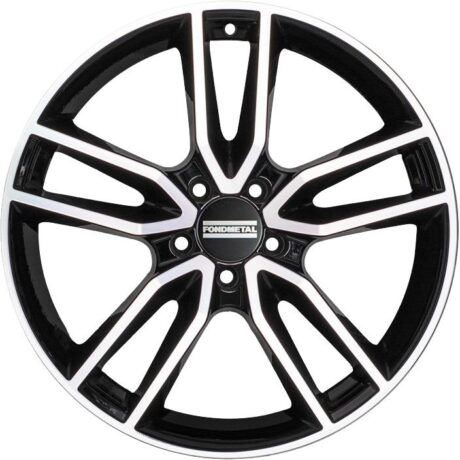 Fondmetal Koros Glossy Black Machined 6,5×16 5×114.3 ET35 CB66,1 60° 680 kg RF09249