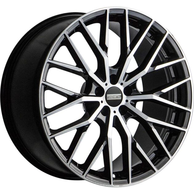 Fondmetal Makhai Glossy Black Machined 10x21 5x130 ET50 CB71,6 R14 900 kg RF09074