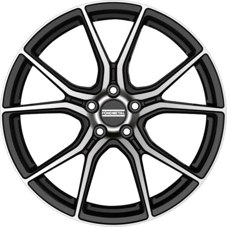 Fondmetal STC45 Glossy Black Machined 10,5×20 5×120 ET41 CB72,6 60° 710 kg RF15608