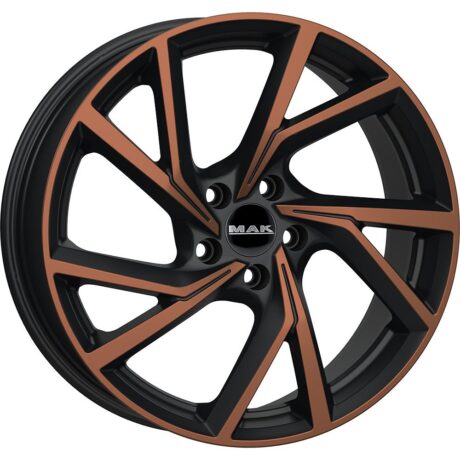 MAK Kassel Black & Bronze 7,5×18 5×112 ET50 CB57,1 R13 800 kg F7580KABB50VW3X