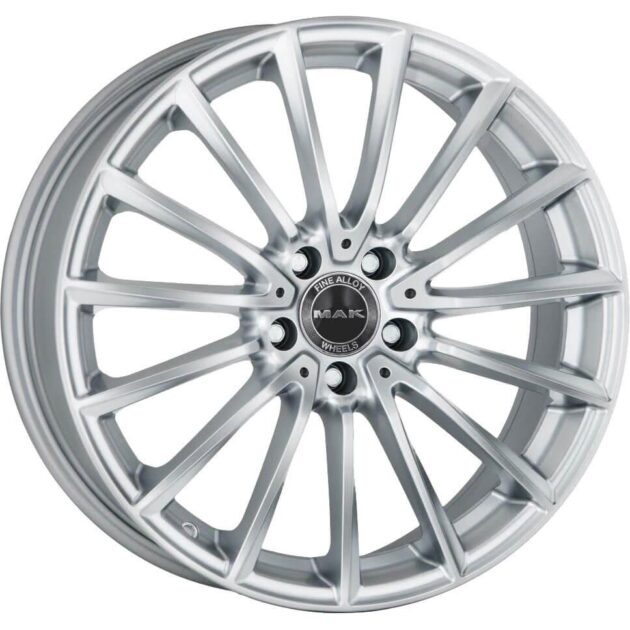 MAK Komet Silver 8x19 5x112 ET43 CB66,6 R14 800 kg F8090KMSI43WS3X