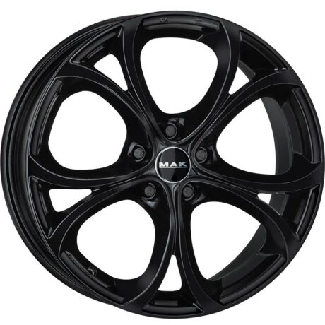 MAK Lario Gloss Black 8×18 5×110 ET41 CB65,1 60° 700 kg F8080LAGB41LG2X