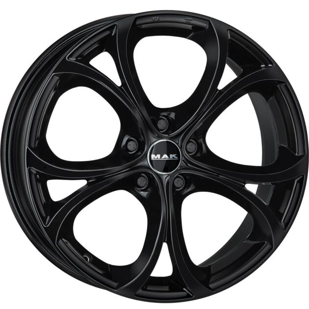 MAK Lario Gloss Black 8x18 5x110 ET41 CB65,1 60° 700 kg F8080LAGB41LG2X