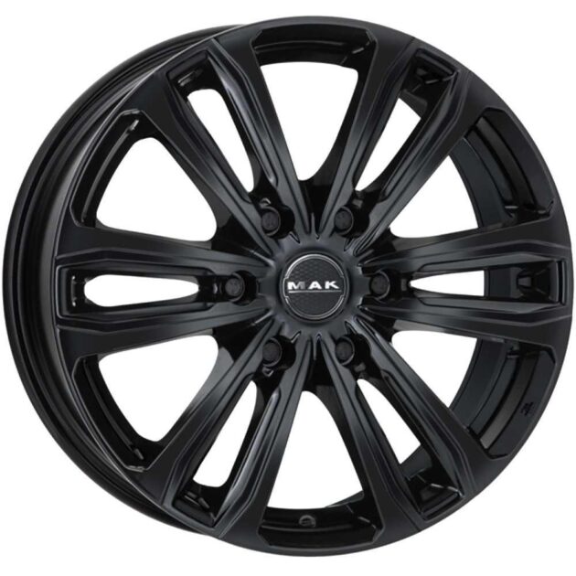 MAK Safari 6 Gloss Black 8,5x20 6x139.7 ET38 CB67,1 Flat 1000 kg F8520AF6GB38VOX