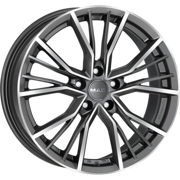 MAK Union Gun Met-Mirror Face 7,5x17 5x100 ET46 CB57,1 R13 660 kg F7570UAQM46PE3X