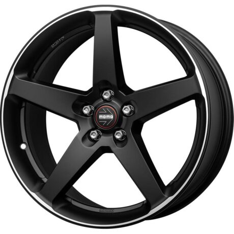 Momo Five Matt Black Polished 8,5×20 5×114.3 ET40 CB72,3 60° 725 kg WFIE85040514E