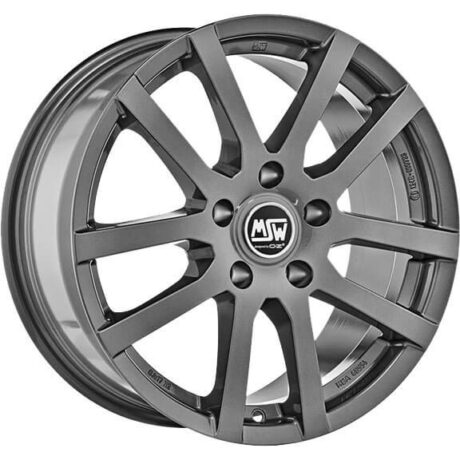 MSW 22 Grey Silver 6×15 5×100 ET38 CB57,1 R13 580 kg W19201101T28