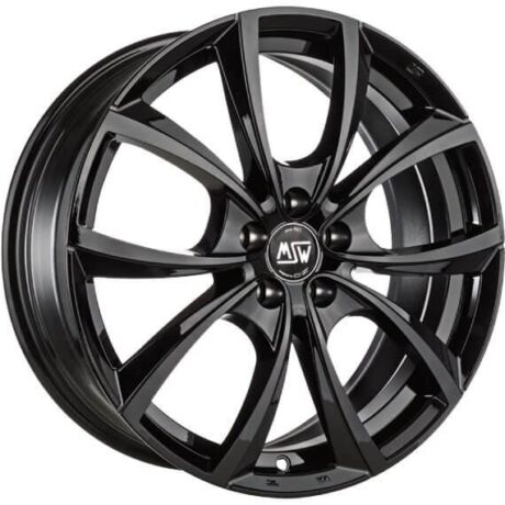 MSW 27 Gloss Black 7,5×17 5×108 ET45 CB73,1 60° 690 kg W19246501C5