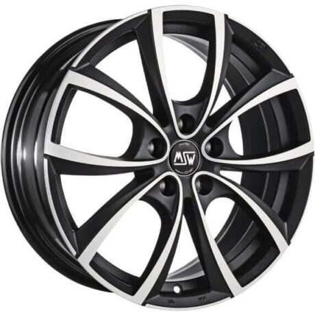 MSW 27 Matt Dark Titanium Full Polished 7,5×17 5×110 ET40 CB65,1 60° 690 kg W19246003B7