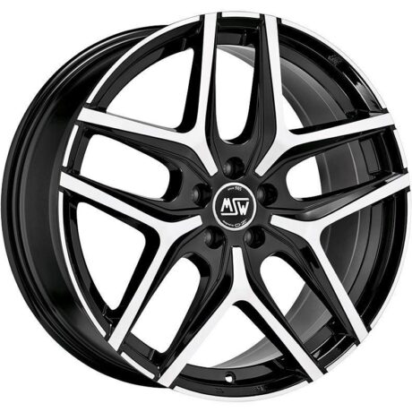 MSW 40 Gloss Black Full Polished 11×20 5×112 ET35 CB66,6 60° 975 kg W1931600256