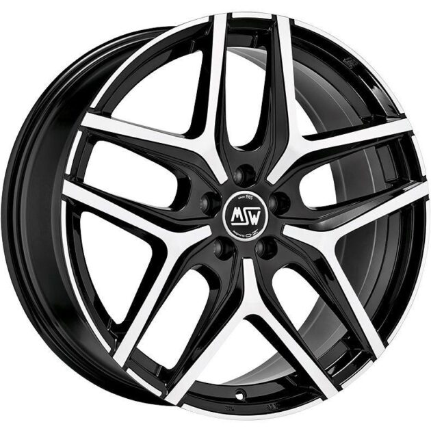 MSW 40 Gloss Black Full Polished 11x20 5x112 ET35 CB66,6 60° 975 kg W1931600256