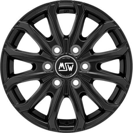 MSW 48 Van 6 Holes Matt Black 6,5×16 6×120 ET50 CB74,5 60° 1350 kg W19341003T53