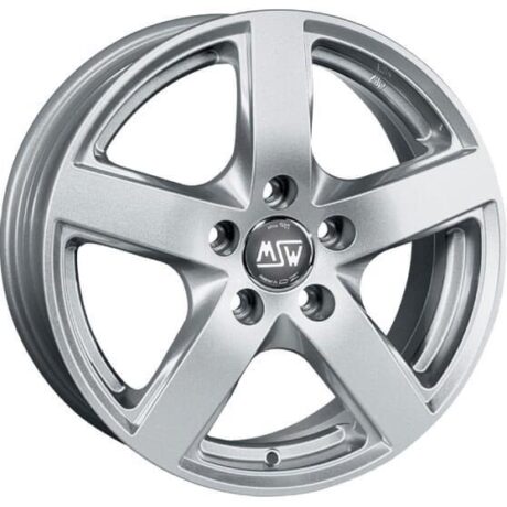 MSW 55 Full Silver 7,5×17 5×110 ET33 CB65,1 60° 730 kg W19254014T09