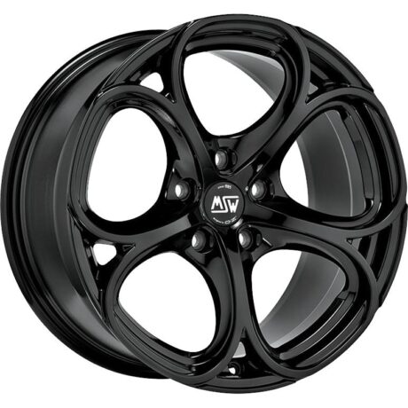 MSW 82 Gloss Black Full Polished 8×19 5×110 ET33 CB65,1 60° 690 kg W19339001T56