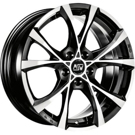 MSW Cross Over Gloss Black Full Polished 7×16 5×112 ET35 CB73,1 60° 680 kg W1923950256