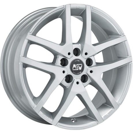 MSW 28 Full Silver 7×17 5×112 ET45 CB66,6 R14 650 kg W19271002T09