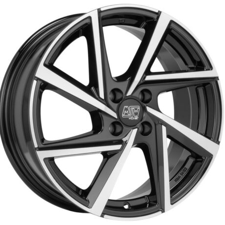 MSW 80-4 Gloss Black Full Polished 7×17 4×108 ET32 CB65,1 60° 600 kg W19382002T56