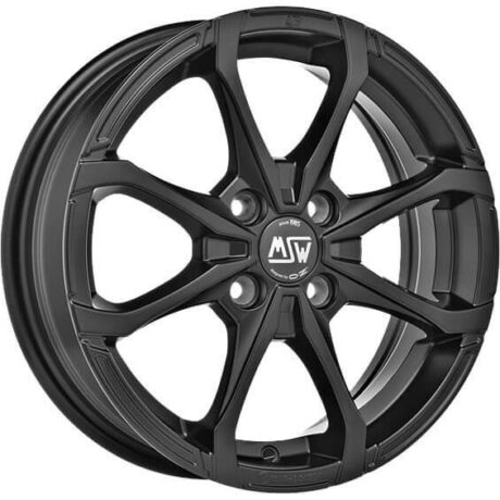 MSW X4 Matt Black 5,5×14 4×100 ET40 CB63,3 60° 550 kg W19284501T53