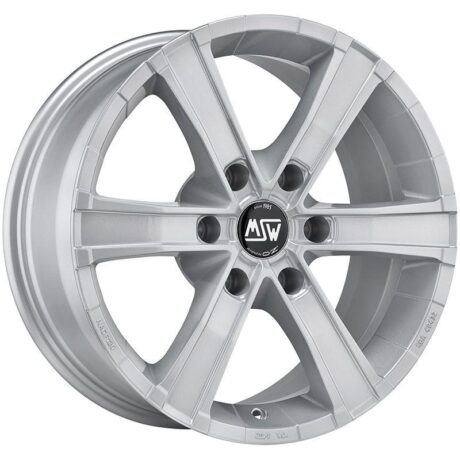 MSW Sahara 6 Full Silver 8×18 6×114.3 ET30 CB66,1 60° 1100 kg W85062001N09