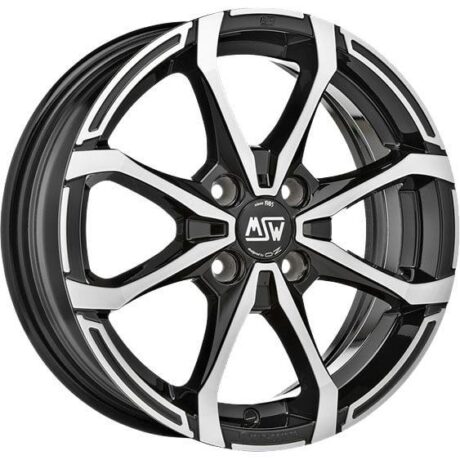 MSW X4 Gloss Black Full Polished 5,5×14 4×108 ET24 CB65,1 60° 550 kg W19284001T56