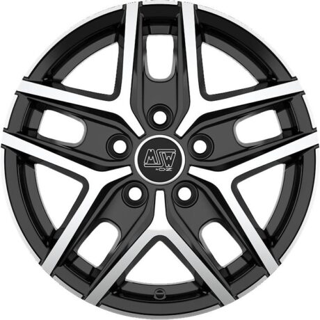 MSW 40 Van Gloss Black Full Polished 6,5×16 5×118 ET48 CB71,1 60° 1300 kg W19362003T56