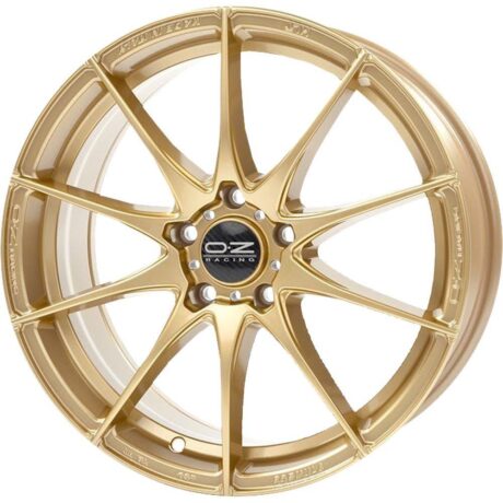 OZ Racing Formula HLT Race Gold 8×18 5×100 ET48 CB68,0 Conical 60° Tuner 60° 630 kg W0189220776