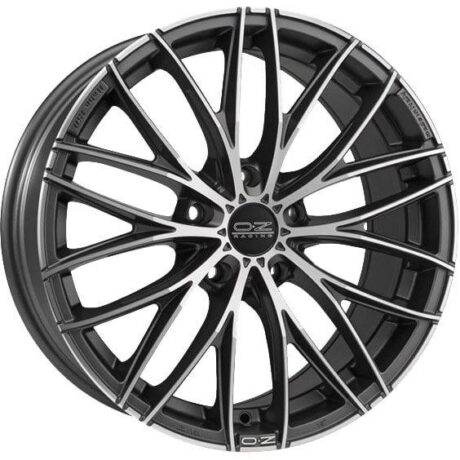 OZ Racing Italia 150 Matt Race Silver Diamond Cut 7×17 5×114.3 ET45 CB75,0 Conical 60° Tuner 60° 650 kg W01897203R4