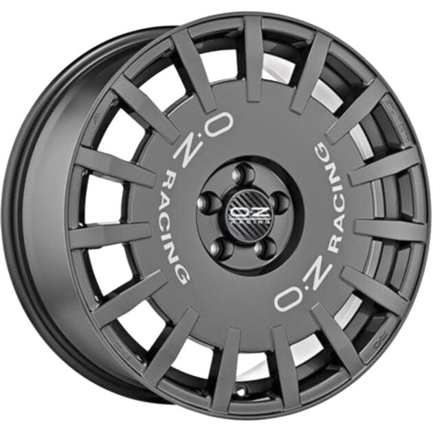 OZ Racing Rally Racing Van Dark Graphite Silver Lettering 8x18 5x120 ET45 CB65,1 R14 875 kg W01A12002T9