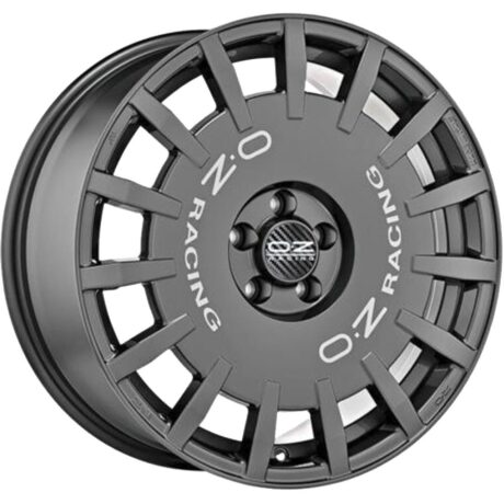 OZ Racing Rally Racing Dark Graphite Silver Lettering 7×17 5×112 ET35 CB75,0 R12 650 kg W01A50254T9