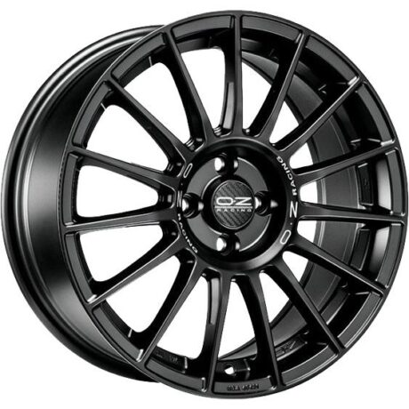 OZ Racing Superturismo LM Matt Black Silver Lettering 7,5×17 4×100 ET35 CB68,0 60° 570 kg W01939200R9