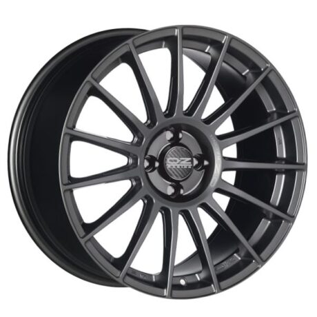 OZ Racing Superturismo LM Matt Graphite Silver Lettering 7×17 4×100 ET37 CB68,0 60° 570 kg W0188020046