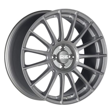 OZ Racing Superturismo LM Matt Race Silver Black Lettering 7×17 4×100 ET42 CB68,0 60° 570 kg W0188020119