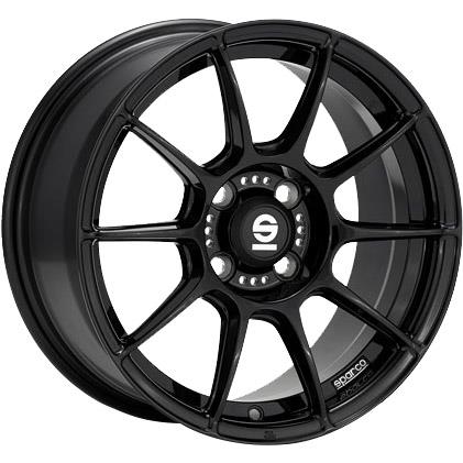 Sparco FF1 Gloss Black 7×15 4×100 ET25 CB63,3 60° 490 kg W29075501C5