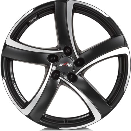 Alutec Shark racing-black frontpolished 7,5×17 5×100 ET48 CB57,1 R13 540 kg SH75748V73-5