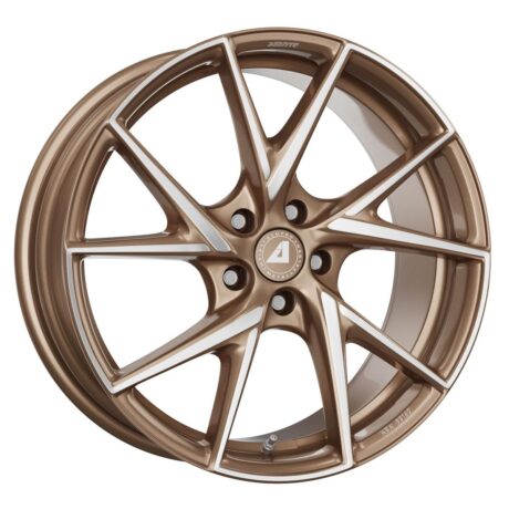 Alutec ADX.01 metallic-bronze frontpolished 8,5×18 5×114.3 ET47 CB70,1 60° 740 kg ADX1-85847B86-51