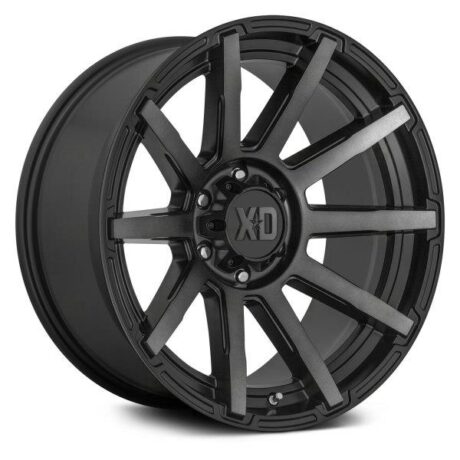 KMC XD847 Outbreak Satin Black w/ gray tint 10×22 6×139.7 ET12 CB106,0 XD84722068412