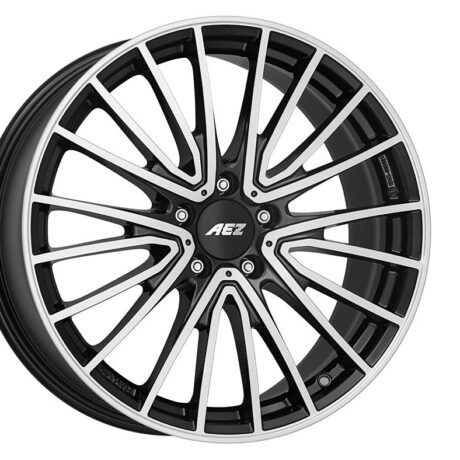 AEZ Berlin dark Black/polished 7,5×18 5×112 ET40 CB66,6 R14 740 kg ABEF8BP40E