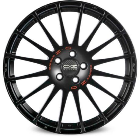 OZ Racing Superturismo GT Matt Black Red Lettering 6×14 4×108 ET15 CB65,1 60° 480 kg W0190405179